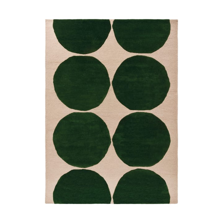 Iso Kivet wollen vloerkleed - Green, 250x350 cm - Marimekko