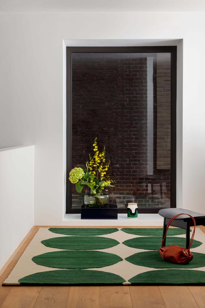 Iso Kivet wollen vloerkleed, Green, 250x350 cm Marimekko