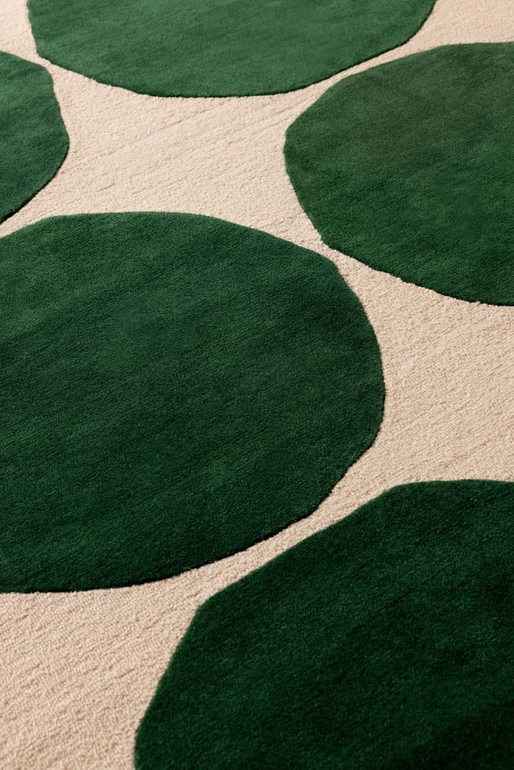 Iso Kivet wollen vloerkleed, Green, 250x350 cm Marimekko