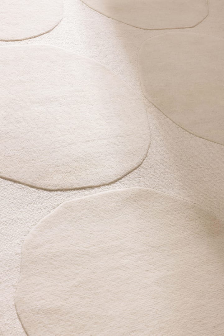 Iso Kivet wollen vloerkleed - Natural White, 200x280 cm - Marimekko
