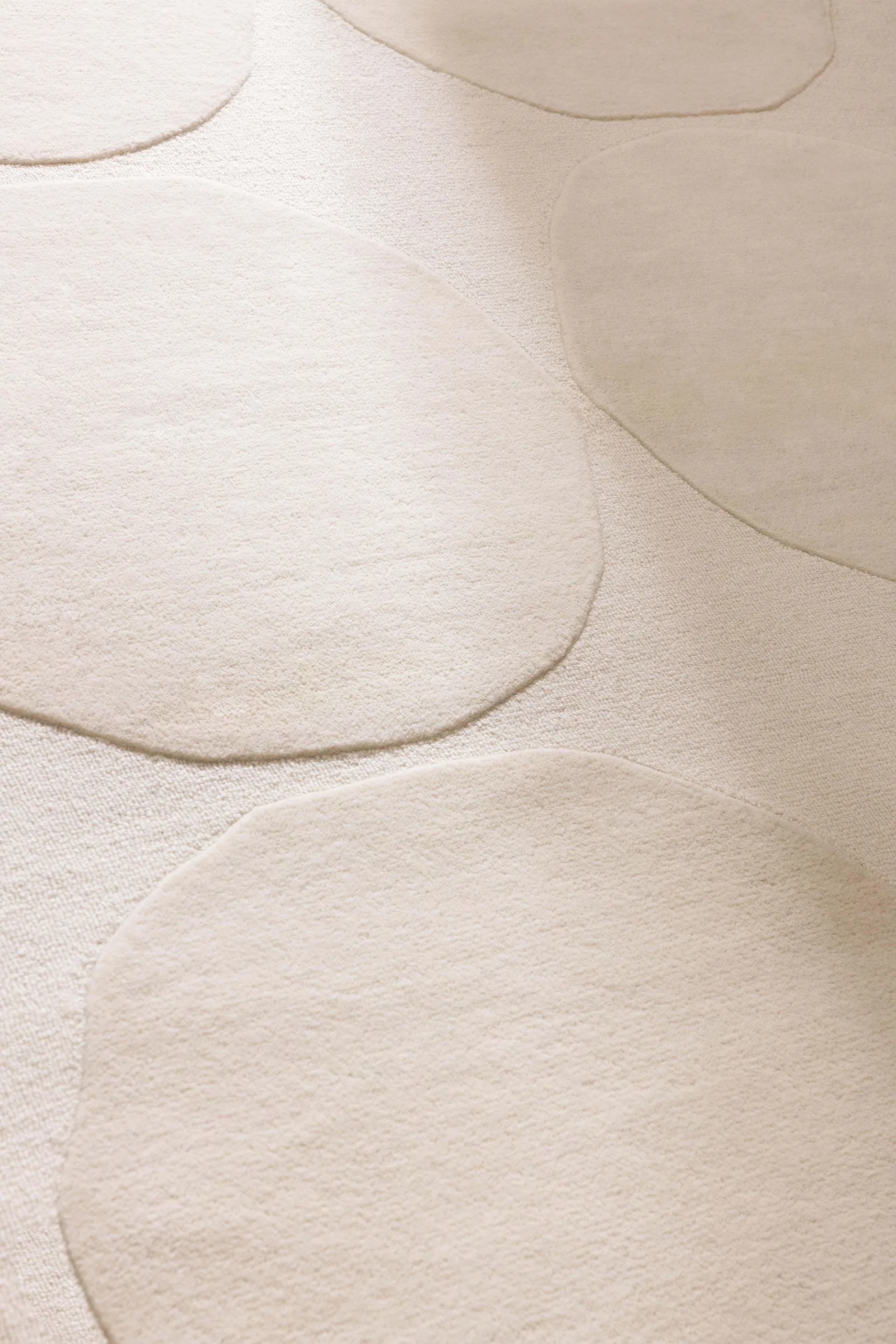 Iso Kivet wollen vloerkleed, Natural White, 250x350 cm Marimekko