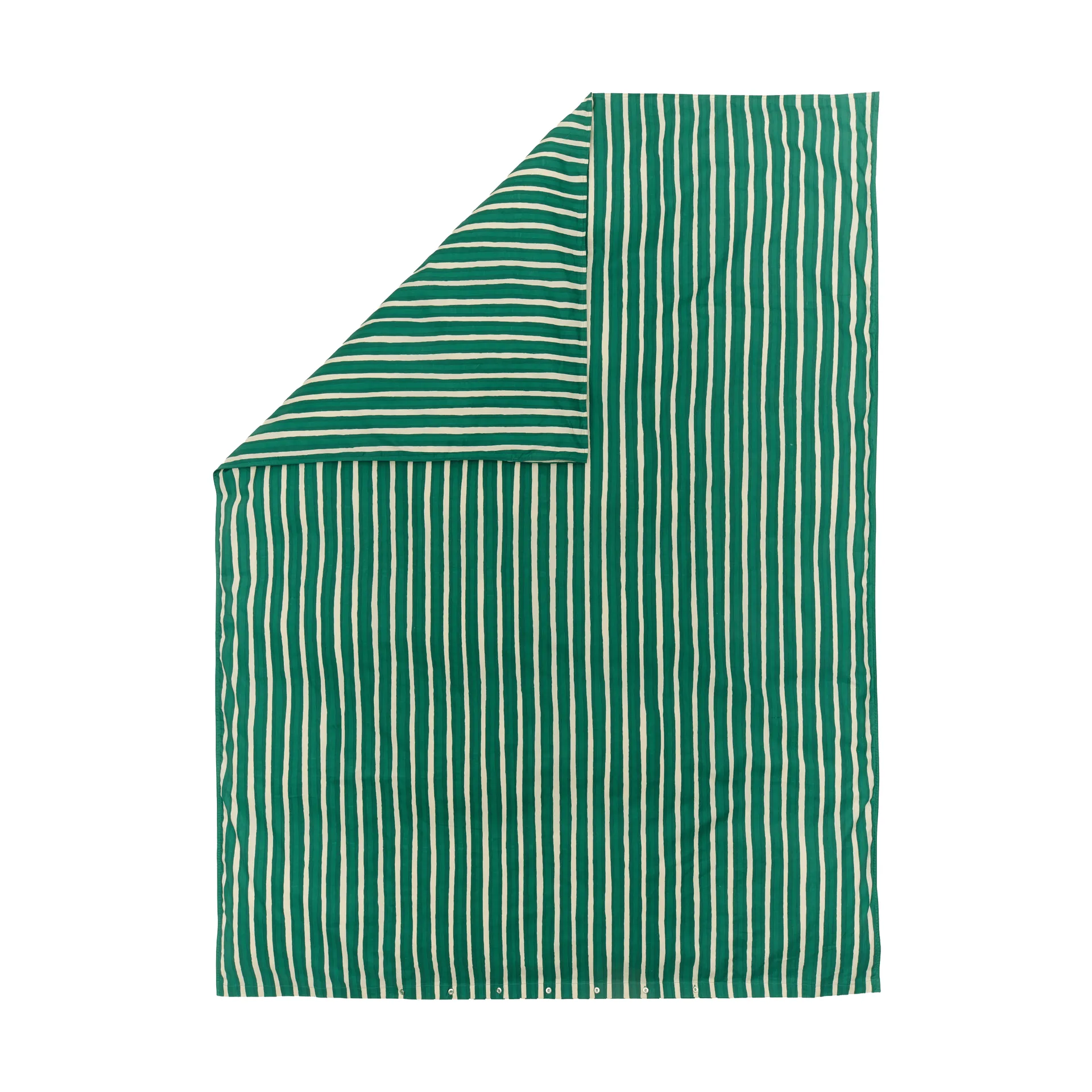 Iso Piccolo dekbedovertrek, Off white-emerald Marimekko