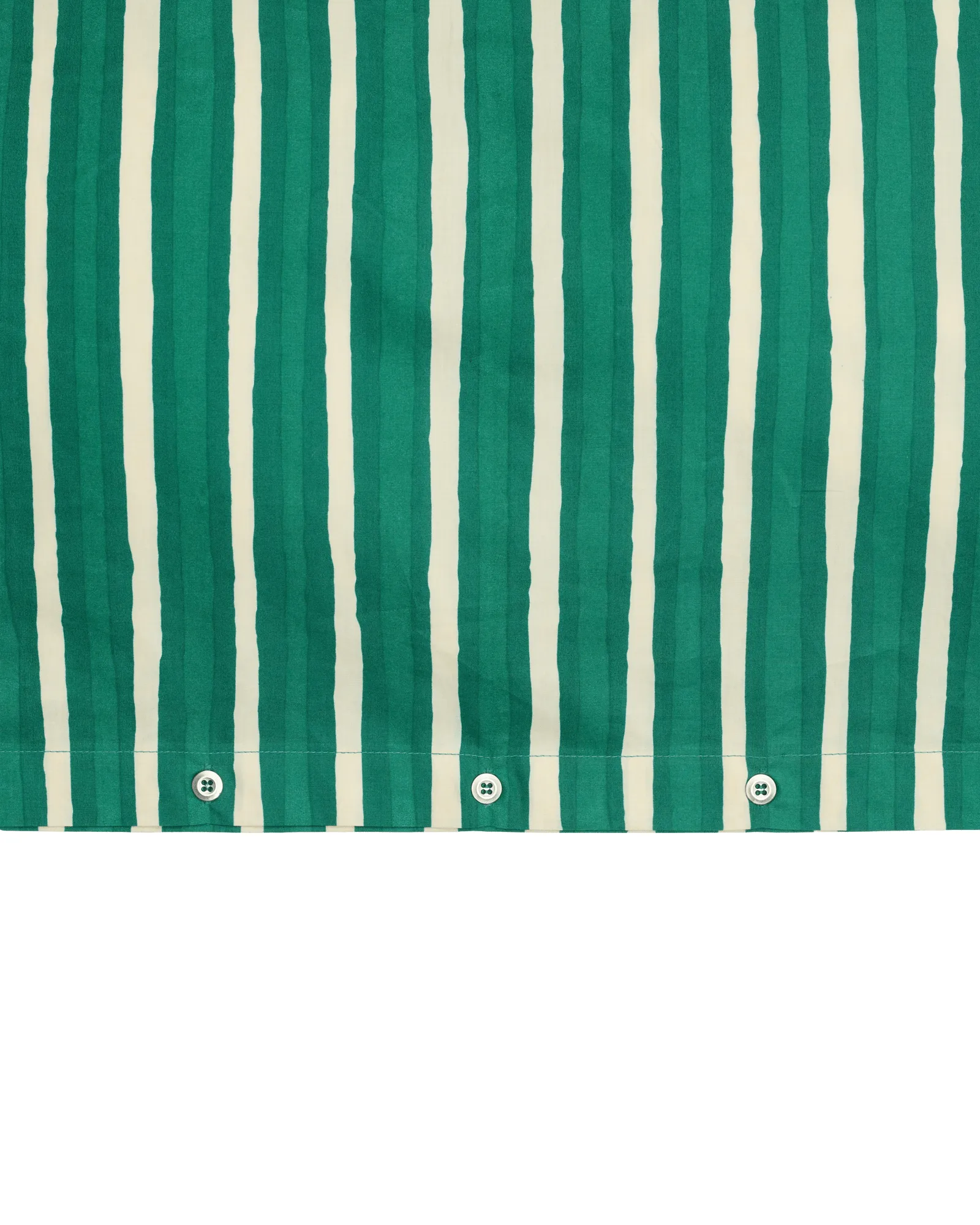 Iso Piccolo dekbedovertrek, Off white-emerald Marimekko