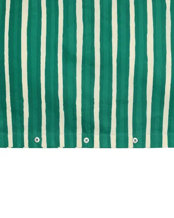 Iso Piccolo dekbedovertrek - Off white-emerald - Marimekko