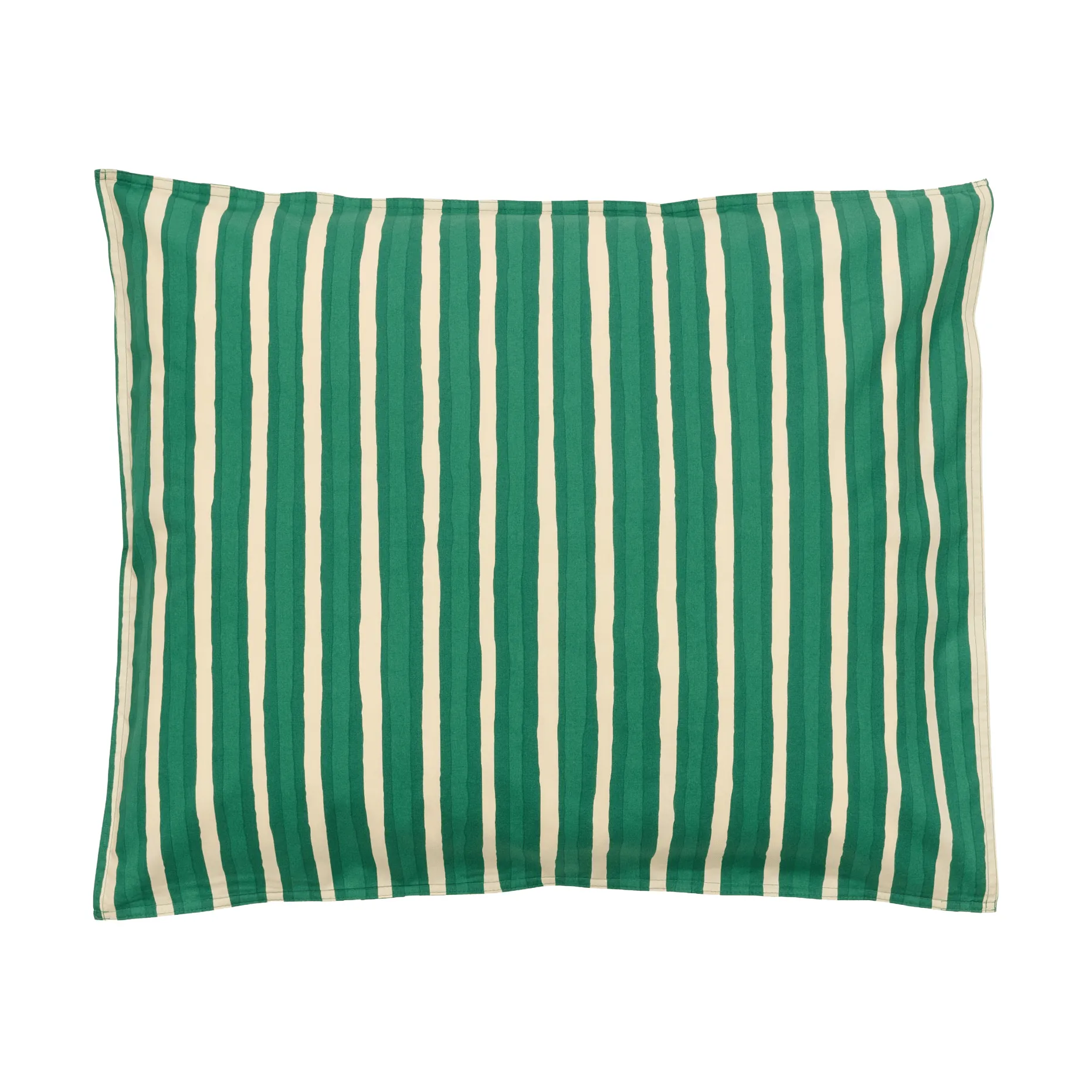 Iso Piccolo kussensloop, Off white-emerald Marimekko