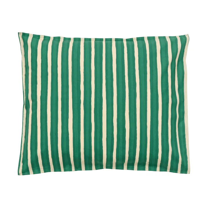 Iso Piccolo kussensloop - Off white-emerald - Marimekko