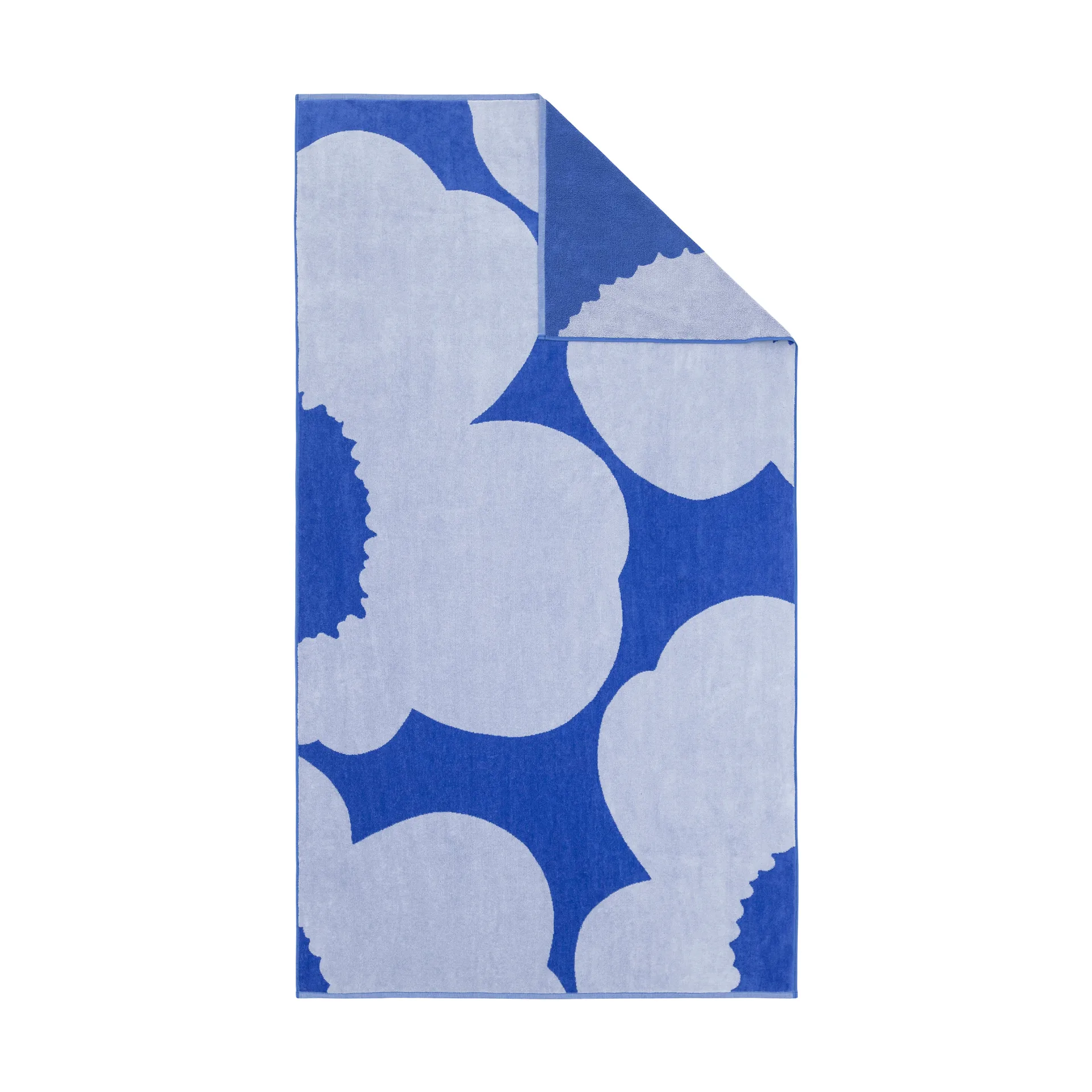 Iso Unikko badhanddoek, Blue-blue lilac, 100x180 cm Marimekko