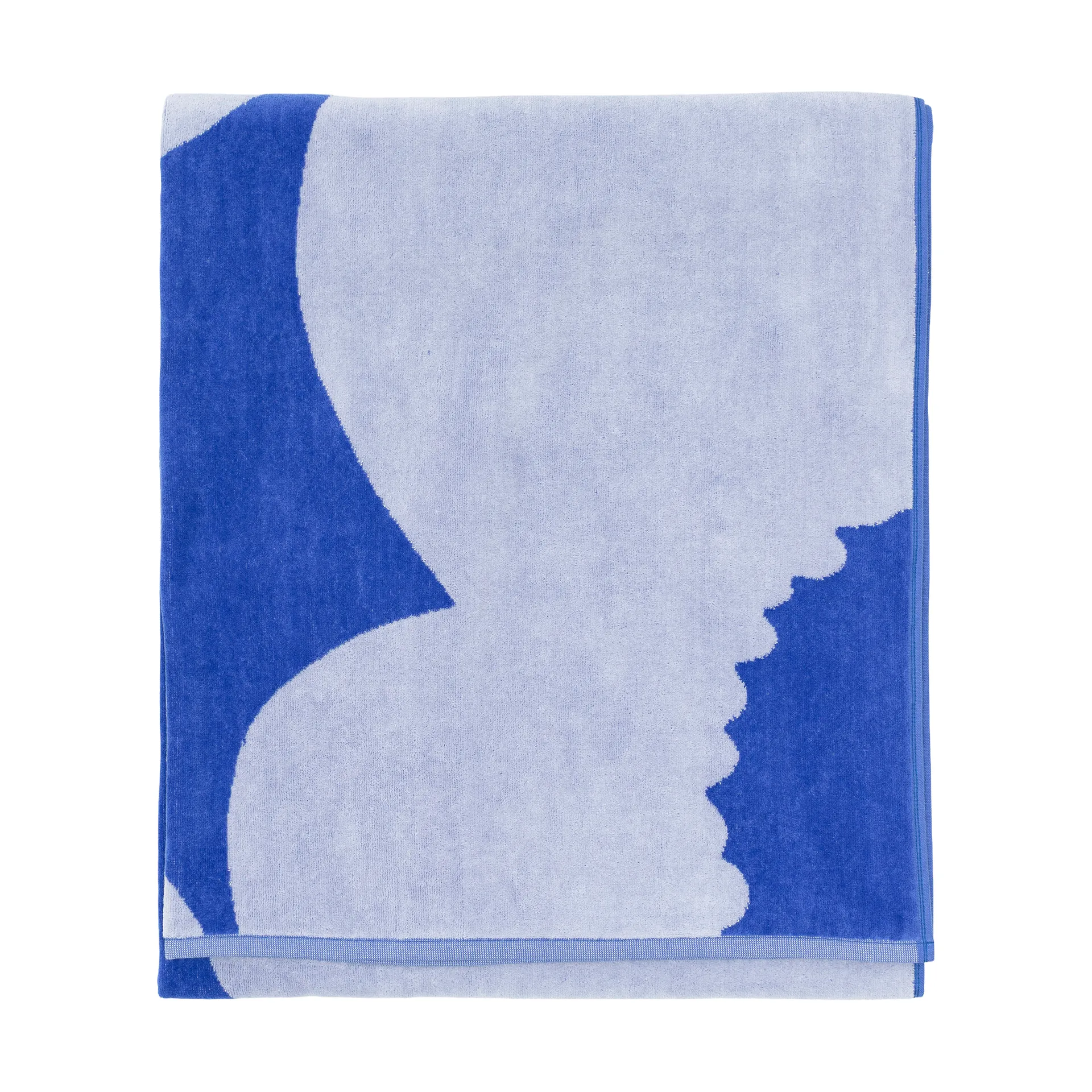 Iso Unikko badhanddoek, Blue-blue lilac, 100x180 cm Marimekko