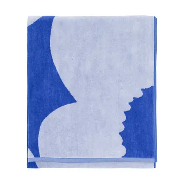 Iso Unikko badhanddoek - Blue-blue lilac, 100x180 cm - Marimekko