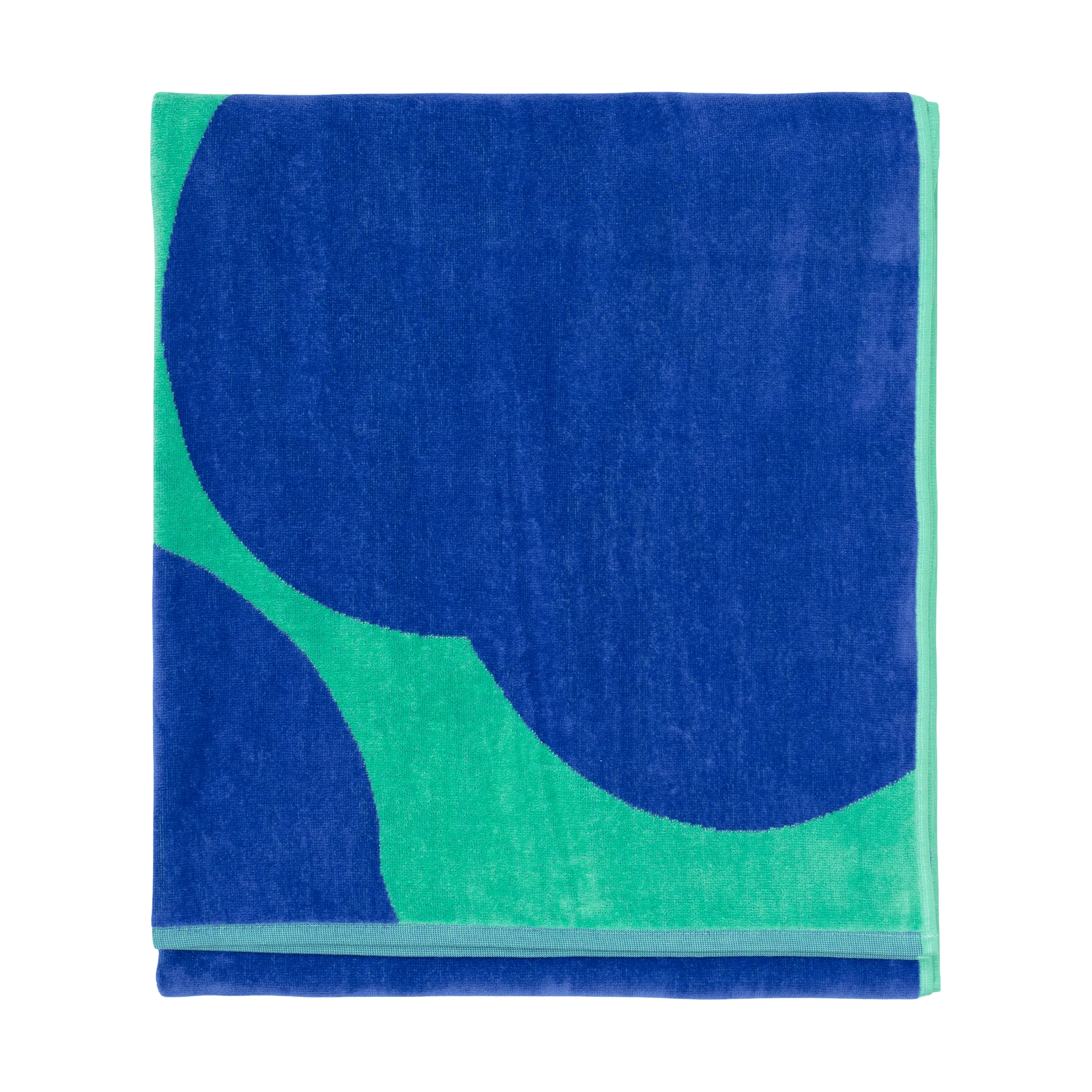 Iso Unikko badhanddoek, Teal-blue, 100x180 cm Marimekko