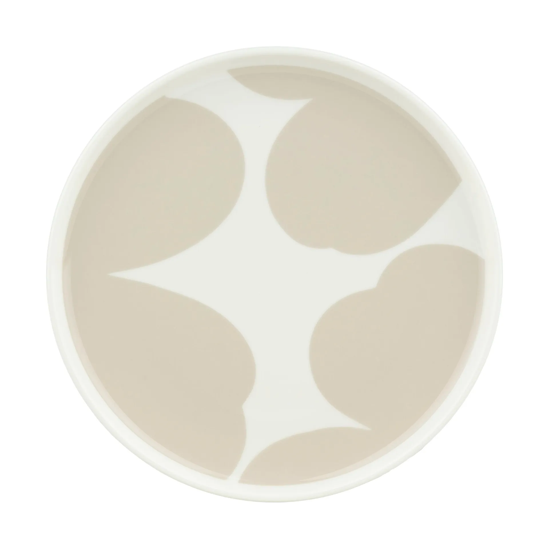 Iso Unikko bord Ø20 cm, Wit-stro Marimekko