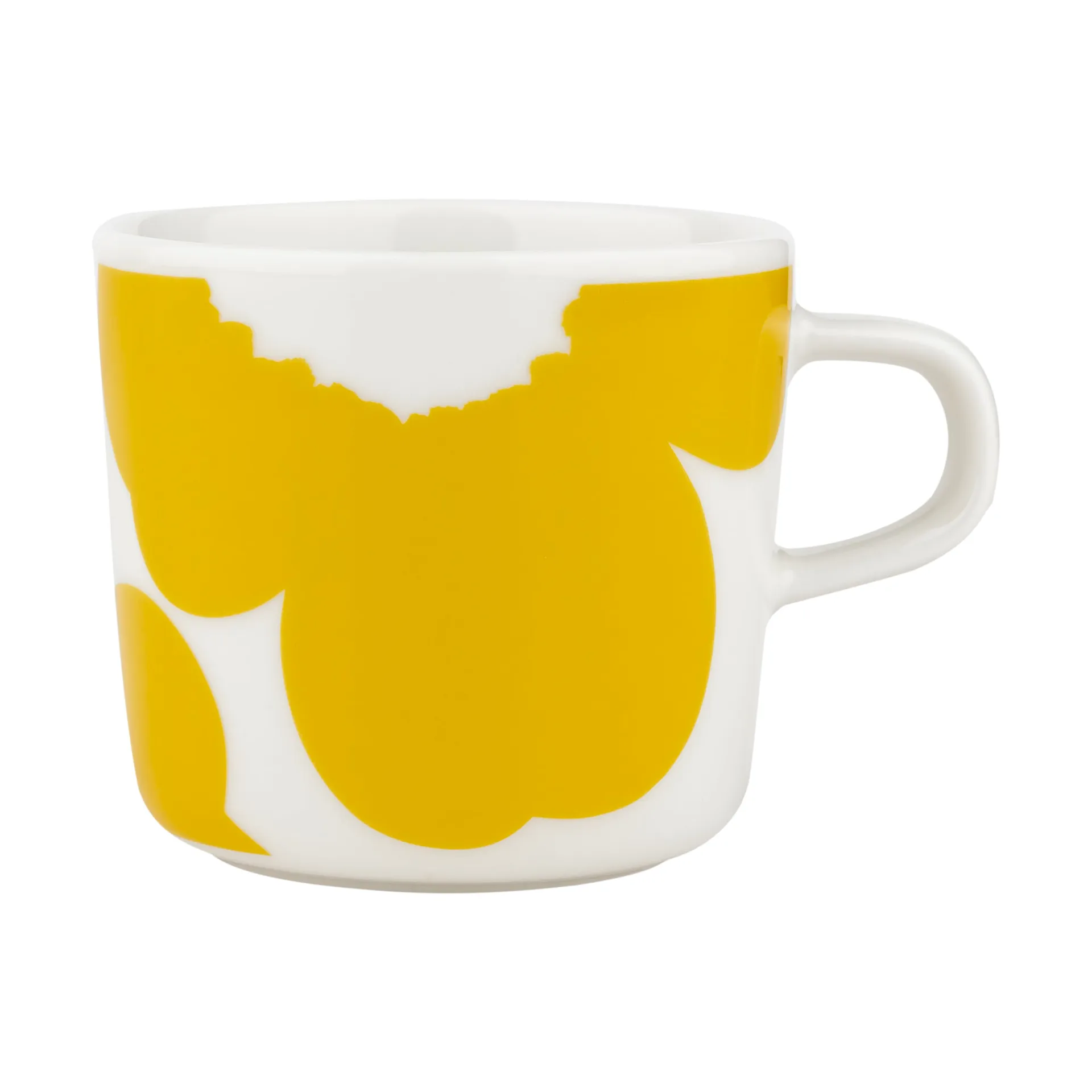 Iso Unikko koffiekop 20 cl, White-spring yellow Marimekko