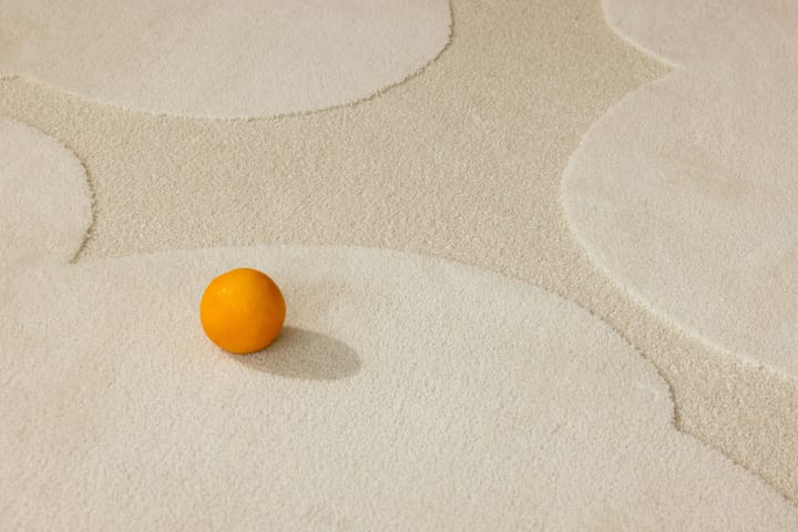 Iso Unikko wollen vloerkleed, Natural White, 140x200 cm Marimekko