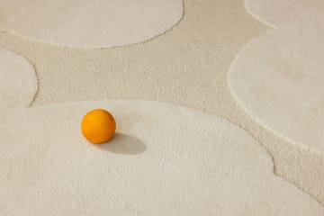 Iso Unikko wollen vloerkleed - Natural White, 250x350 cm - Marimekko