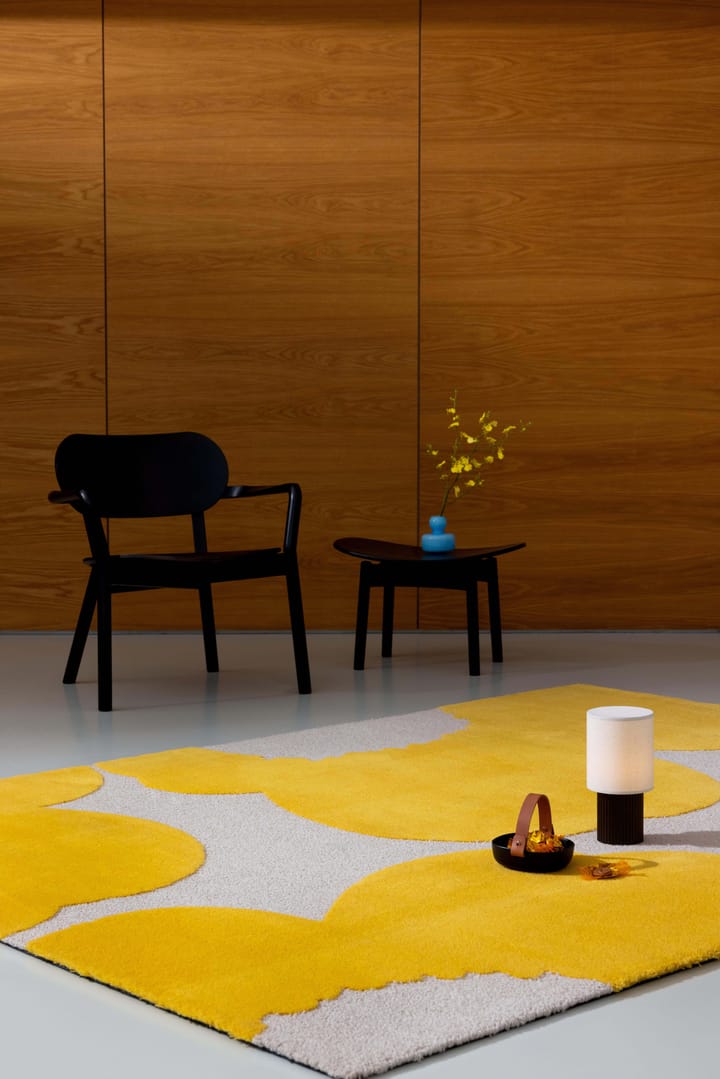 Iso Unikko wollen vloerkleed, Yellow, 170x240 cm Marimekko