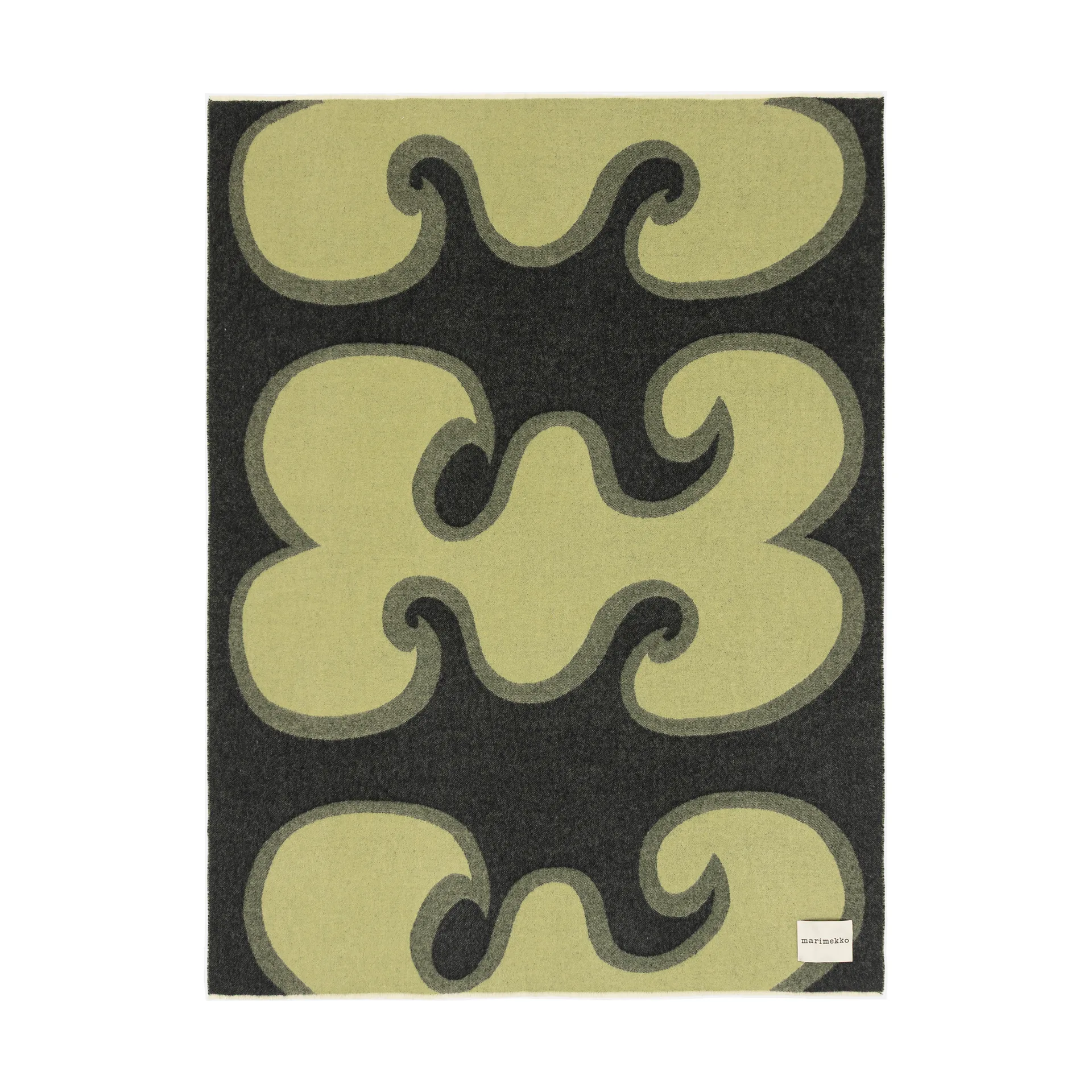 Jokeri plaid 130x170 cm, Dark green-pear Marimekko