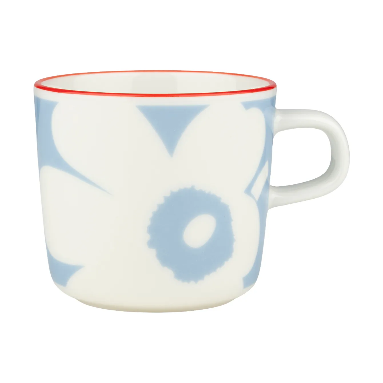 Juhla Unikko koffiekop 20 cl, White-light blue-orange red Marimekko