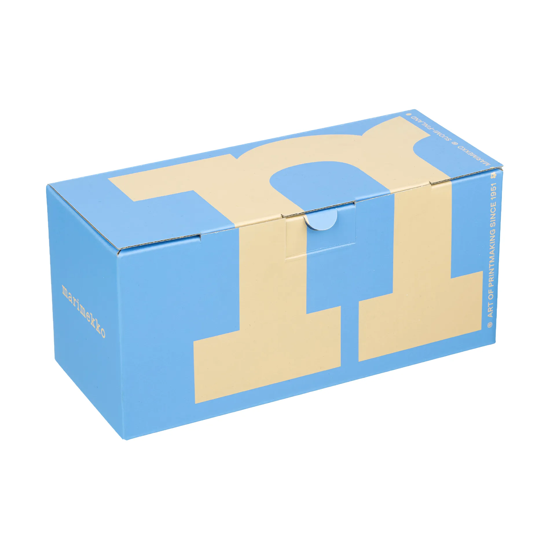 Juhla Unikko mok 25 cl 2-pack, White-light blue-sand-orange red Marimekko