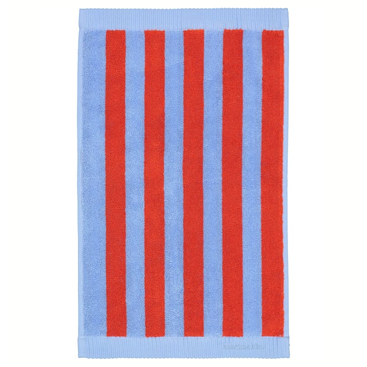 Kaksi Raitaa handdoek blauw-rood - 30x50 cm - Marimekko