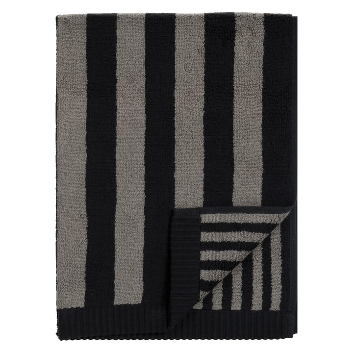 Kaksi Raitaa handdoek grijs-zwart - 50x100 cm - Marimekko