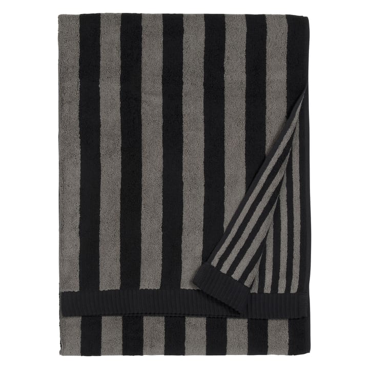 Kaksi Raitaa handdoek grijs-zwart - 75x150 cm - Marimekko