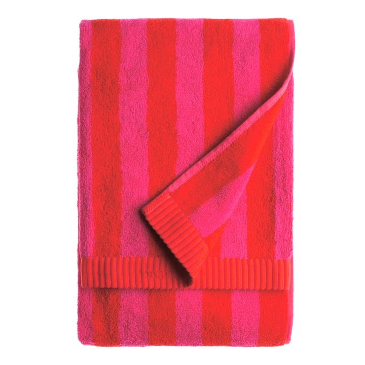Kaksi Raitaa handdoek rood - badhanddoek - Marimekko