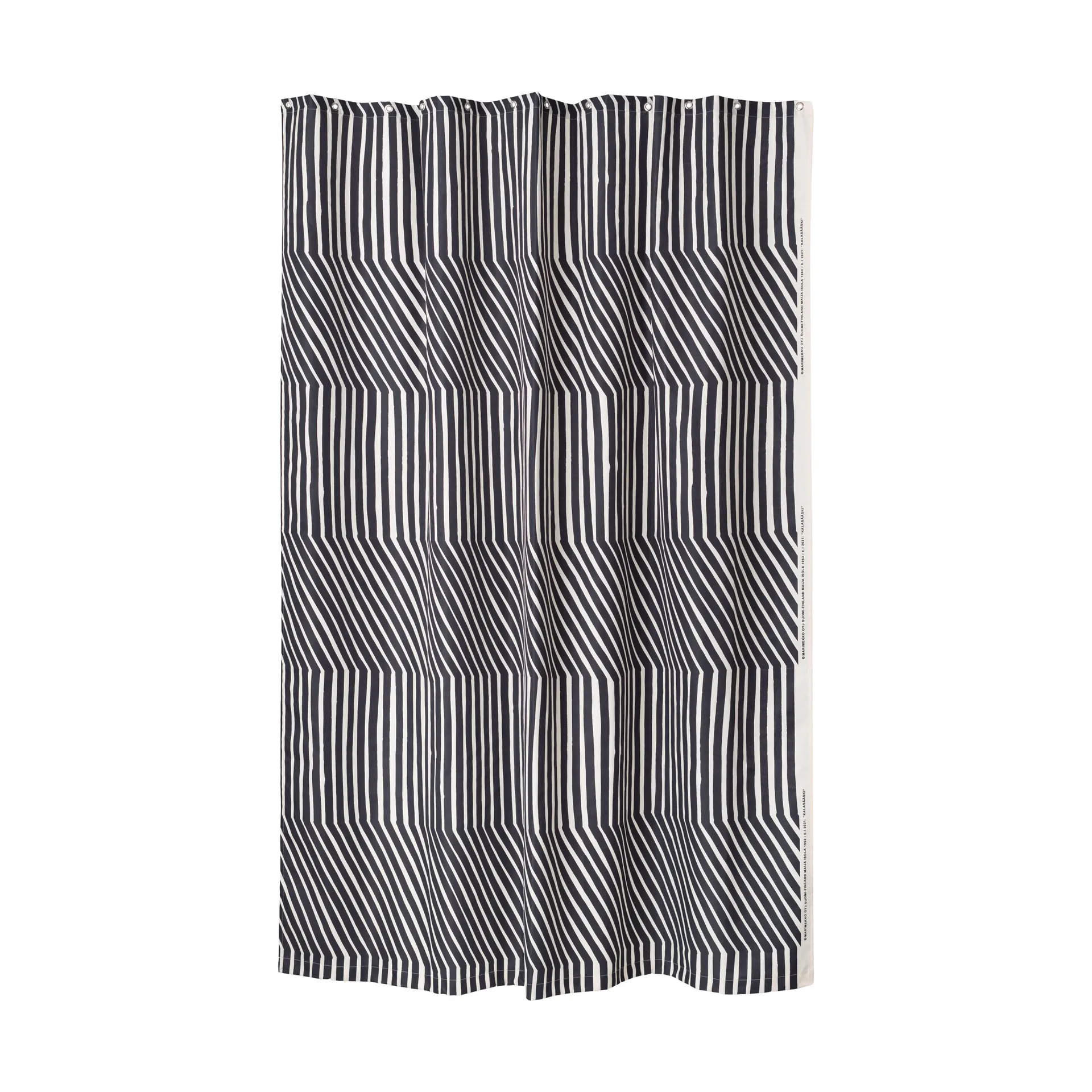 Kalasääski douchegordijn 180x200 cm, Off white-charcoal Marimekko