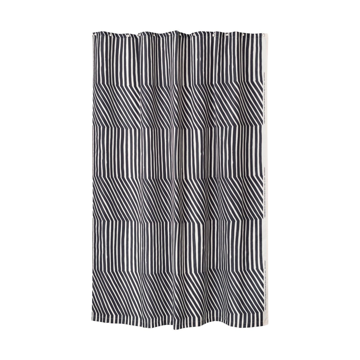 Marimekko Kalasääski douchegordijn 180x200 cm Off white-charcoal