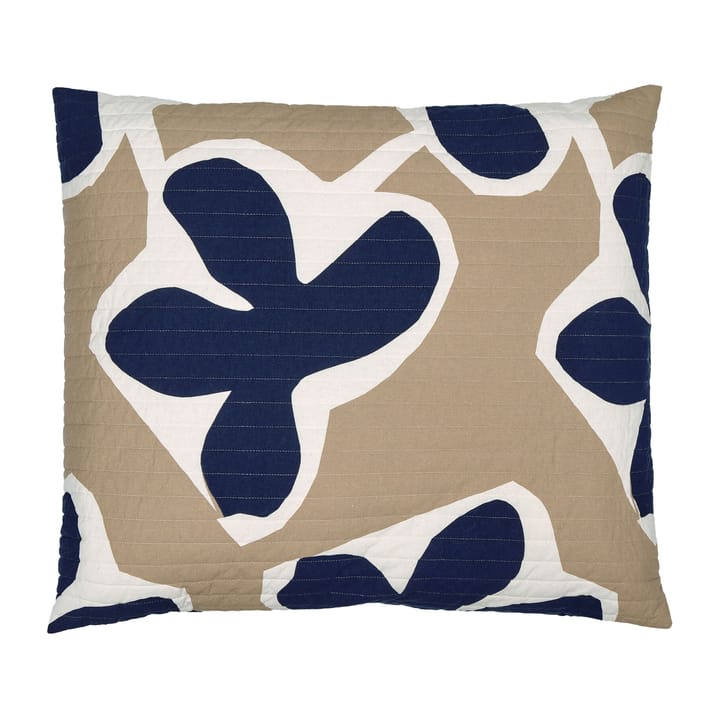 Kevätkiuru kussen 60x60 cm - Beige-donkerblauw - Marimekko