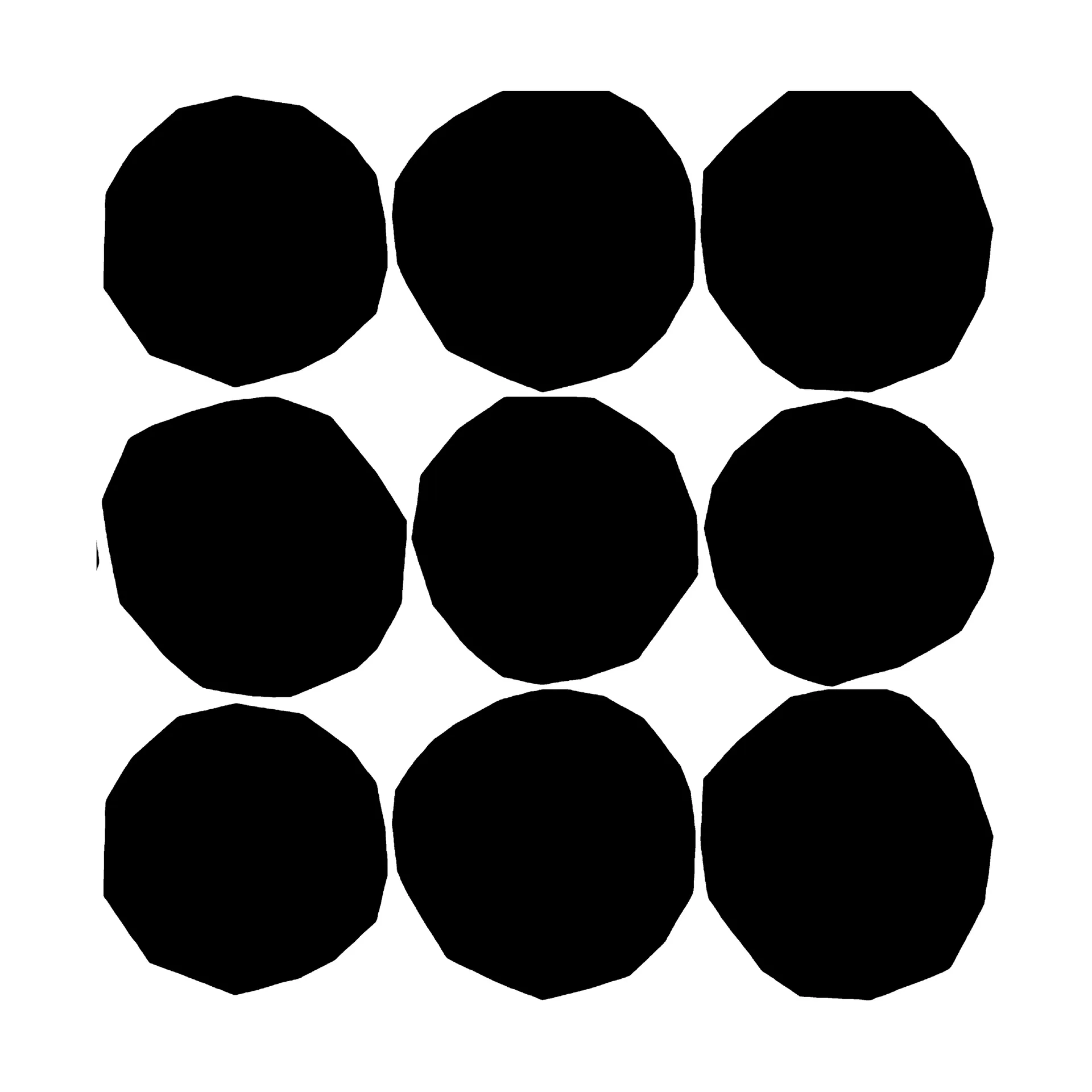 Kivet servet 33x33 cm 20-pack, Black-White Marimekko