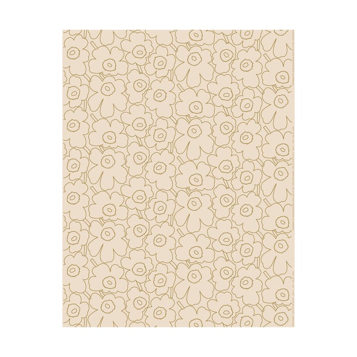 Klein Piirto Unikko stof katoen-linnen - Linen-gold - Marimekko