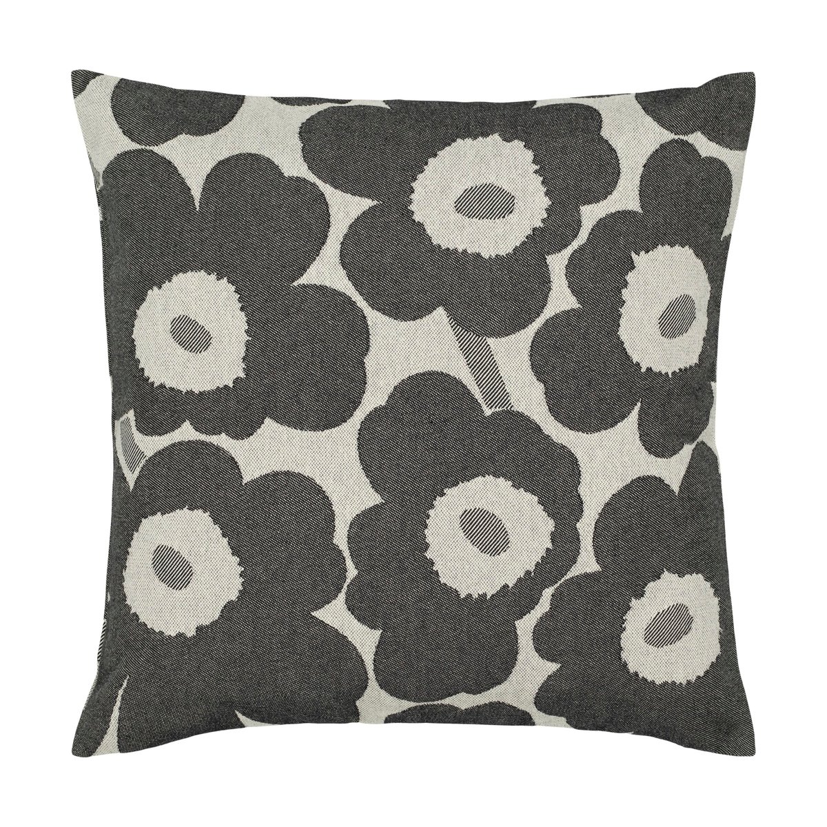 Marimekko Kleine Unikko kussenhoes 47x47 cm Off white-charcoal-sand