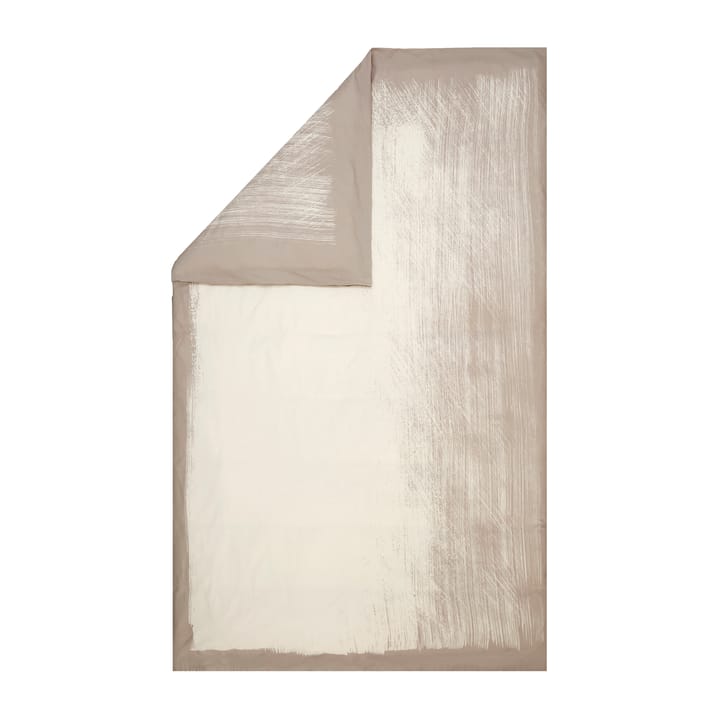 Kuiskaus dekbedovertrek 210x150 cm - wit-beige - Marimekko