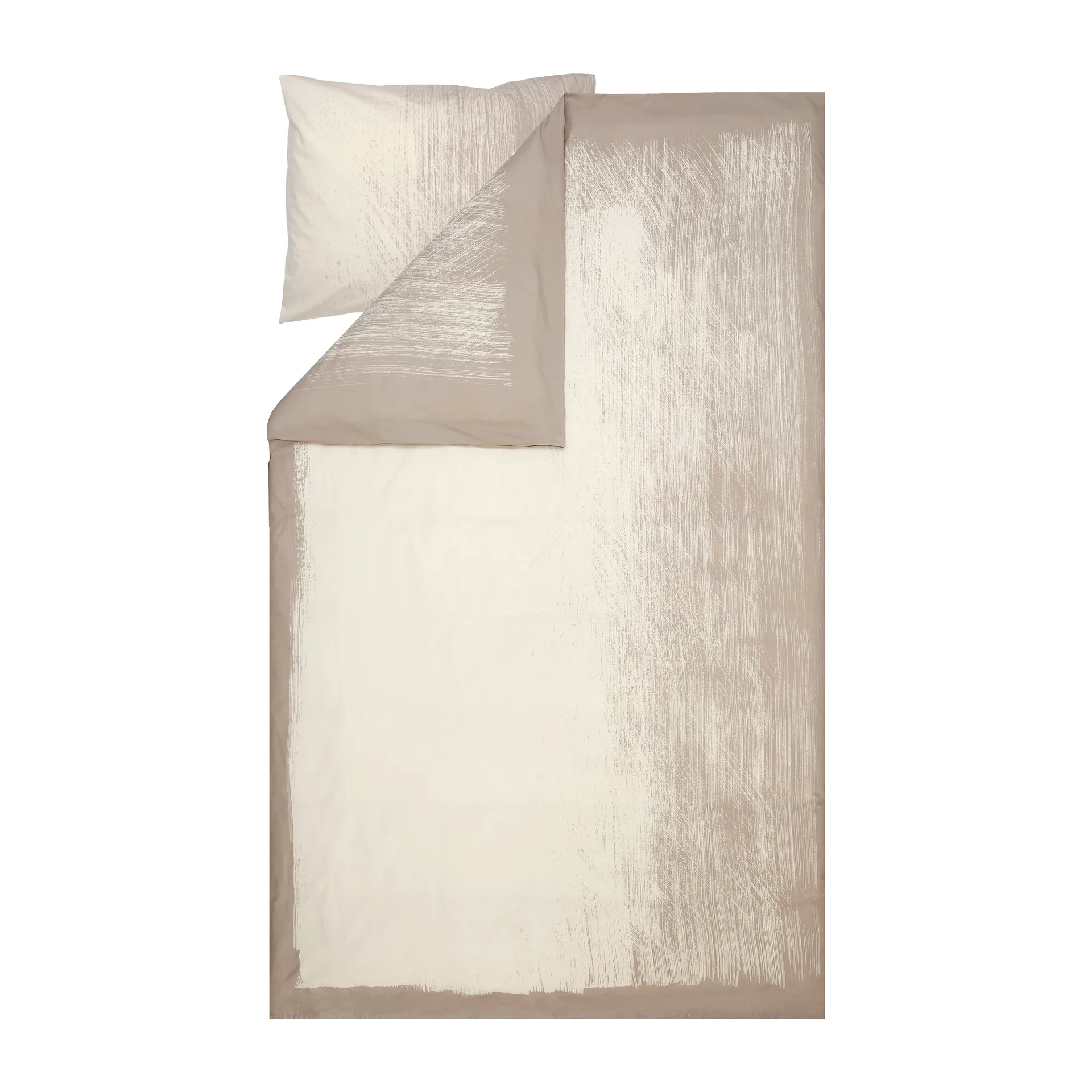 Kuiskaus dekbedovertrek 210x150 cm, wit-beige Marimekko