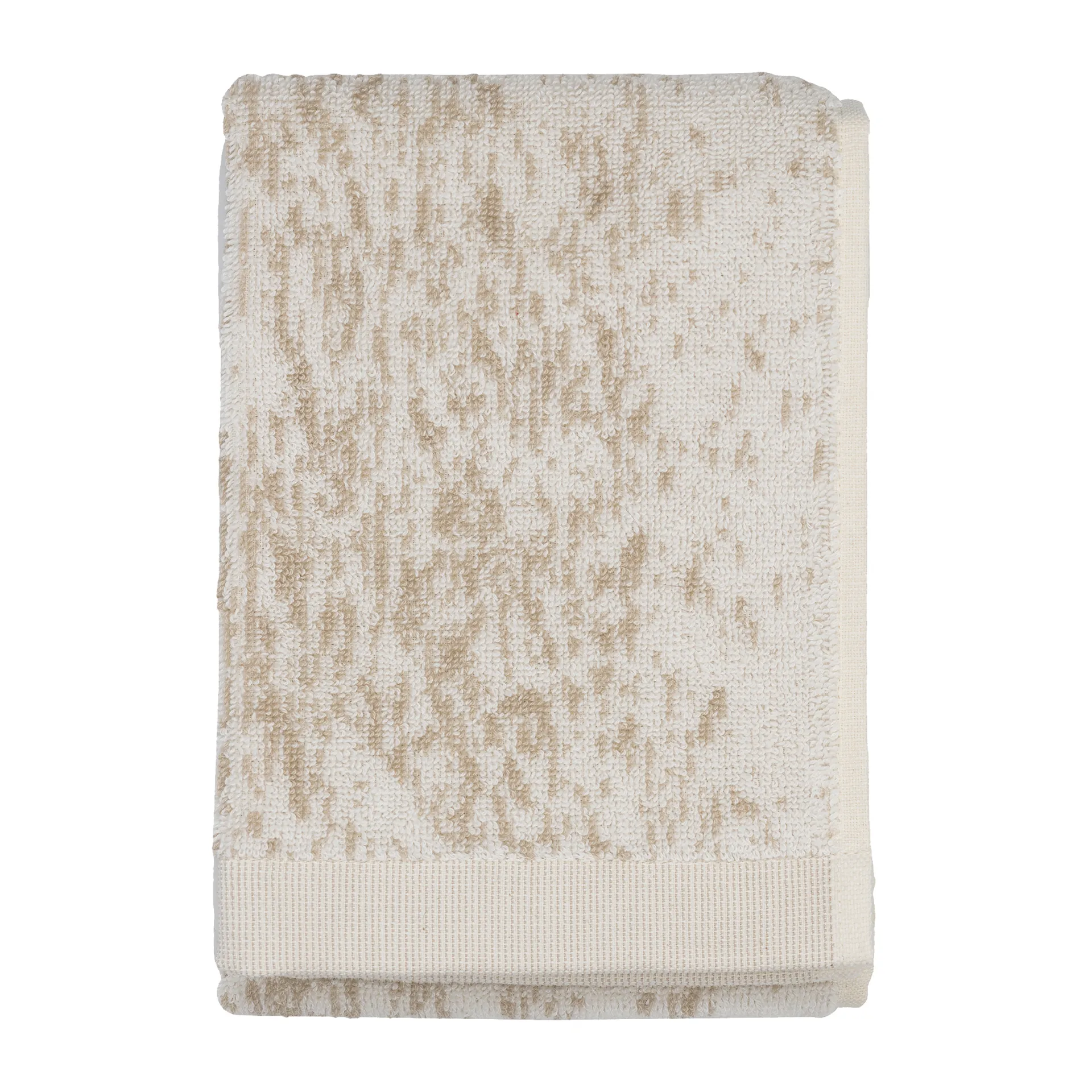 Kuiskaus handdoek 50x30 cm, wit-beige Marimekko