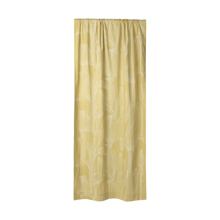Kukat Puhkeavat gordijnlengte 135x250 cm - Khaki-white - Marimekko