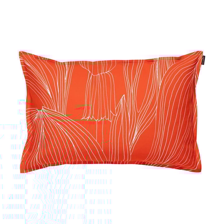 Kukat Puhkeavat kussenhoes 40x60 cm - Tomato red-white - Marimekko