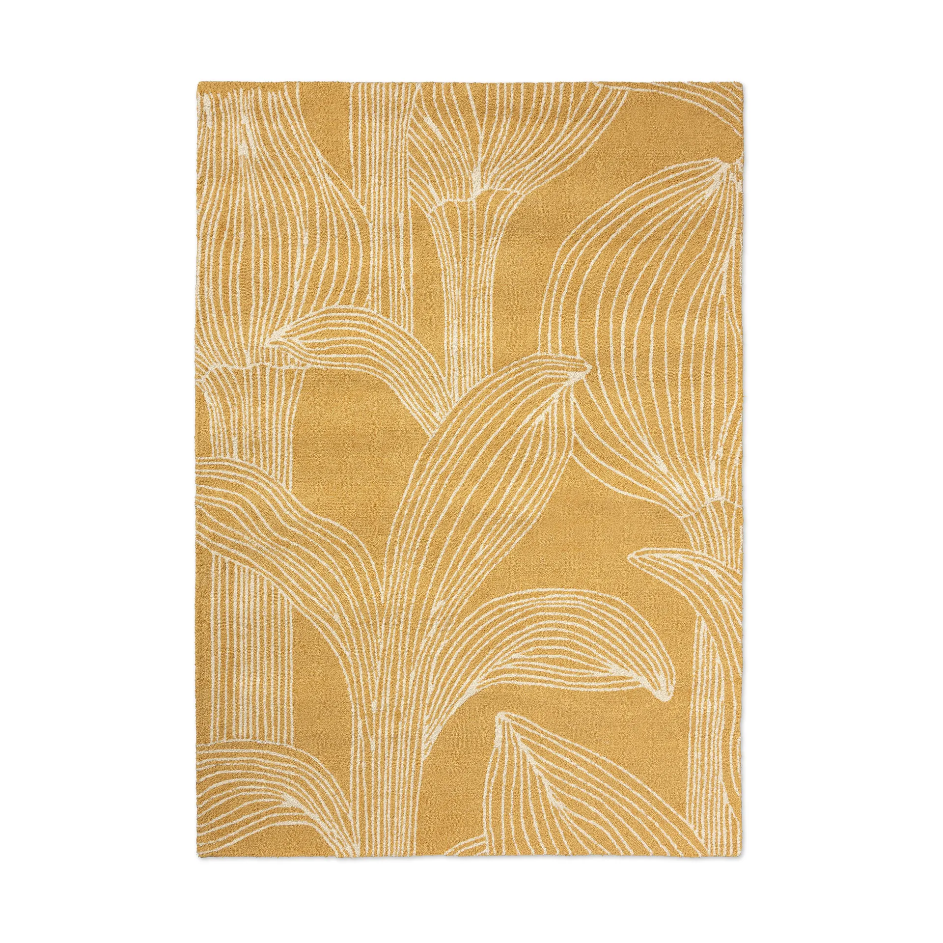 Kukat puhkeavat vloerkleed outdoor, Straw, 140x200 cm Marimekko