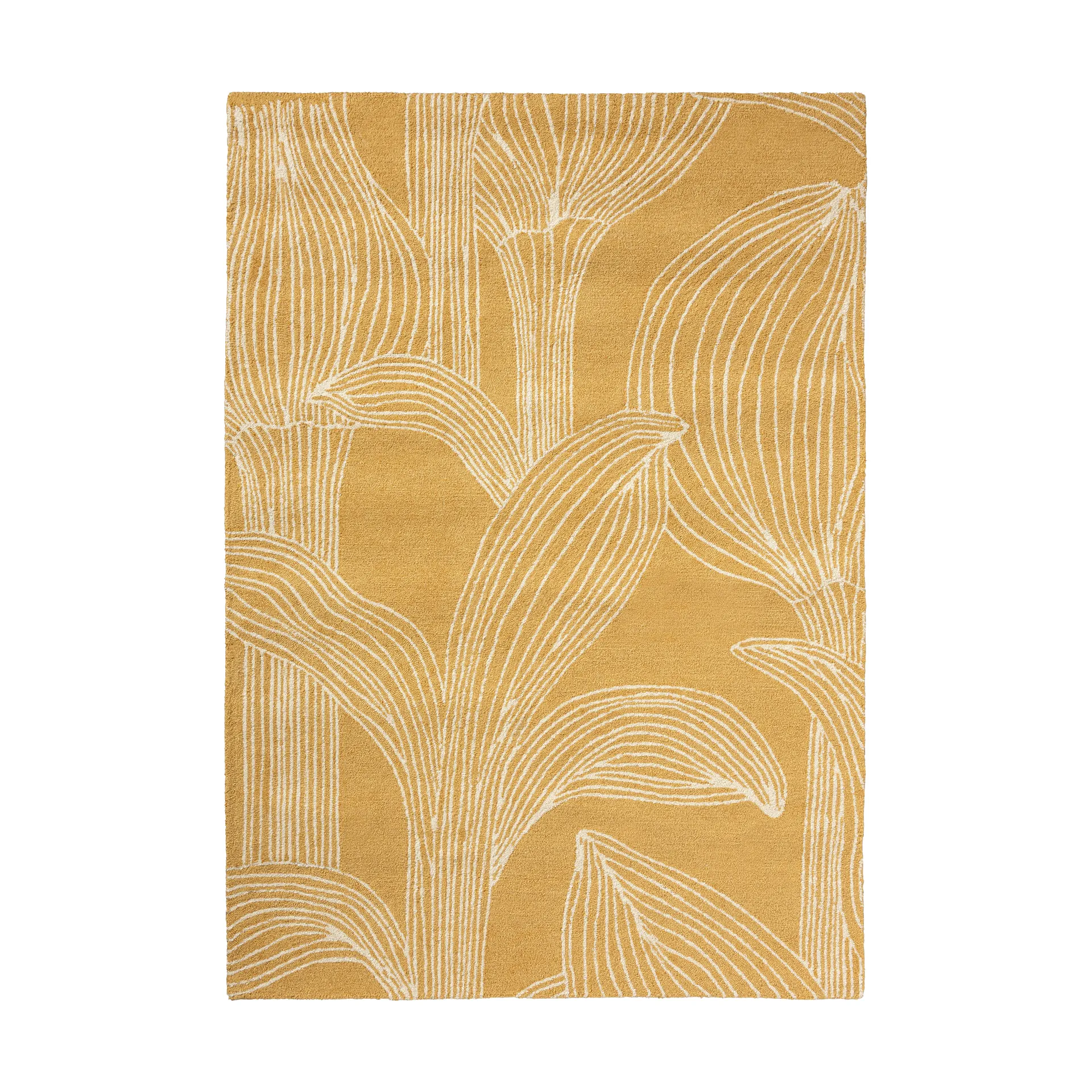 Kukat puhkeavat vloerkleed outdoor, Straw, 160x230 cm Marimekko