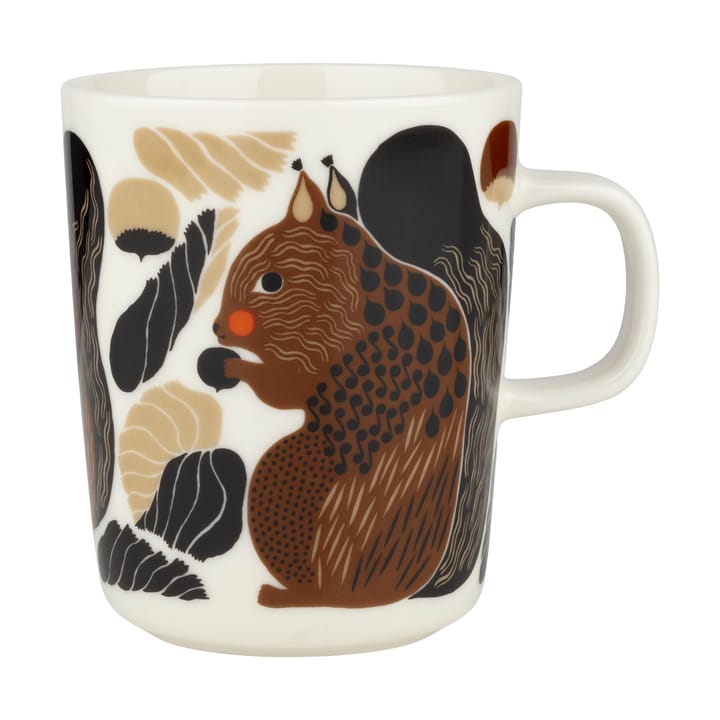 Kurre mok 25 cl, White-brown-green Marimekko