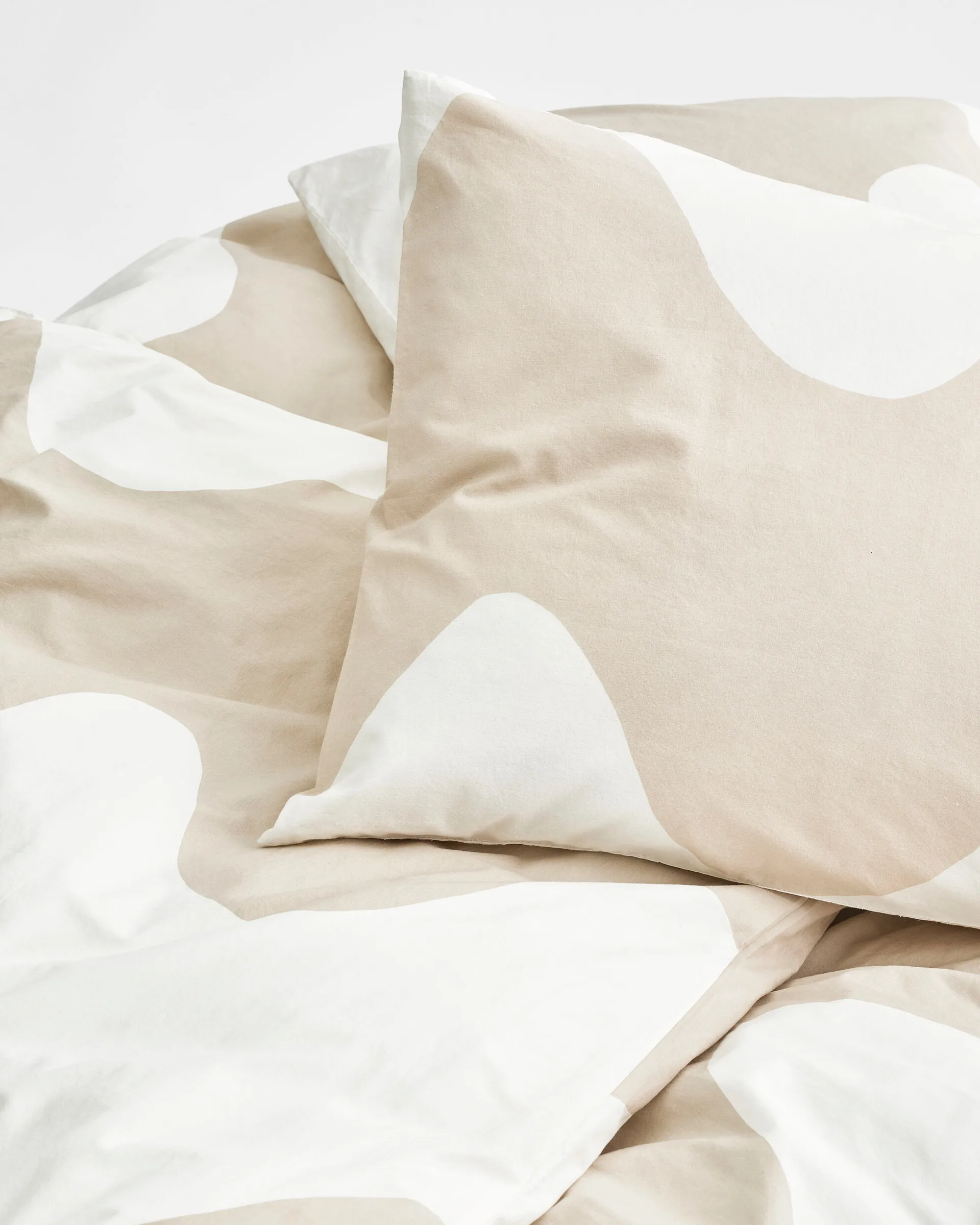Lokki dekbedovertrek 150x210 cm, Beige-wit Marimekko