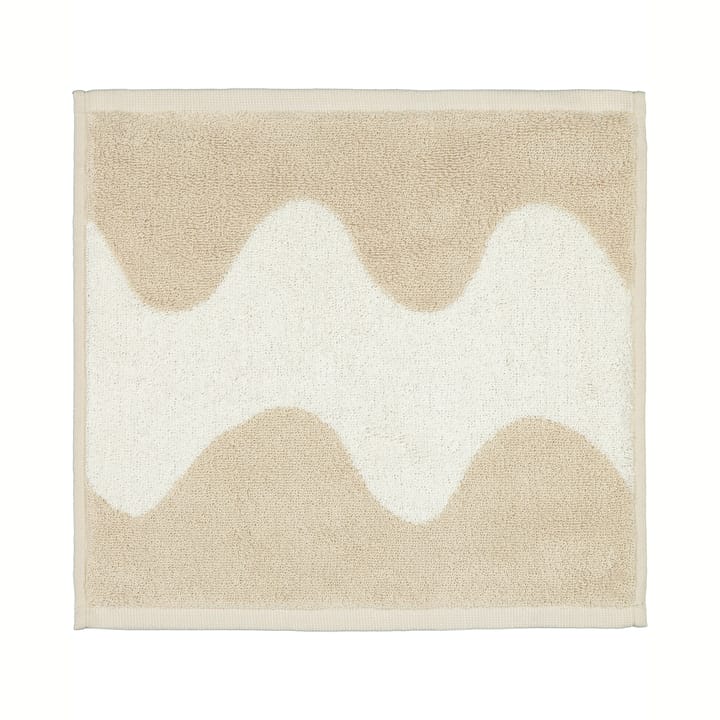 Lokki handdoek beige-wit - 30x30 cm - Marimekko