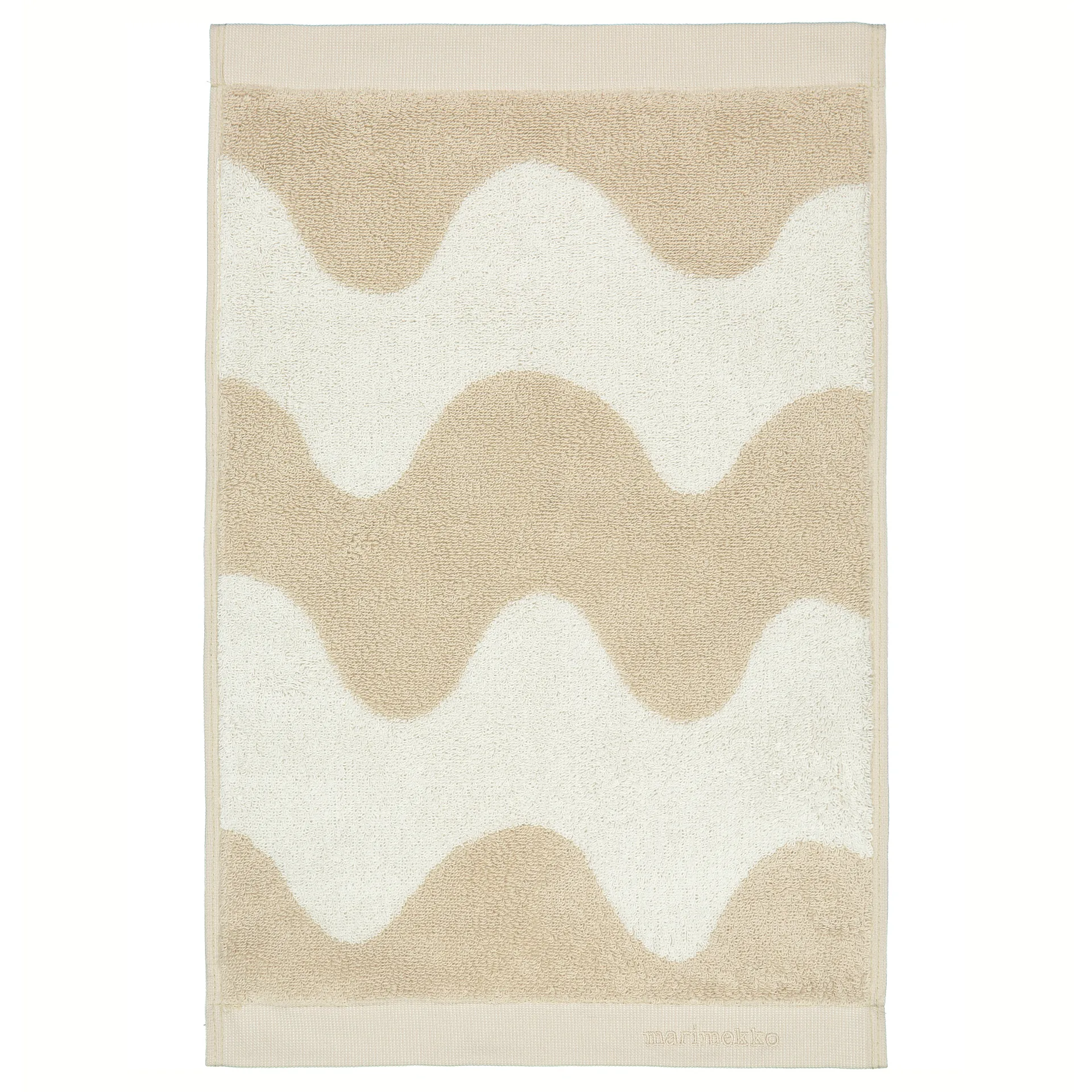 Lokki handdoek beige-wit, 30x50 cm Marimekko