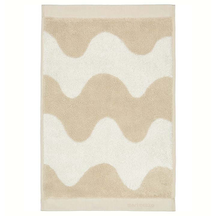 Lokki handdoek beige-wit - 30x50 cm - Marimekko
