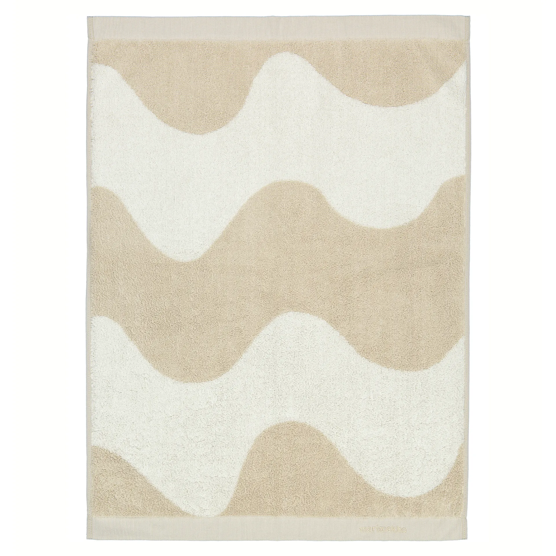 Lokki handdoek beige-wit, 50x70 cm Marimekko