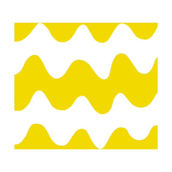 Lokki servet 33x33 cm 20-pack - Yellow - Marimekko