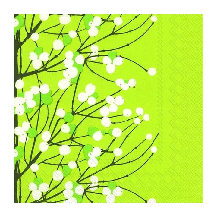Lumimarja servet 33x33 cm 20-pack - Light green - Marimekko