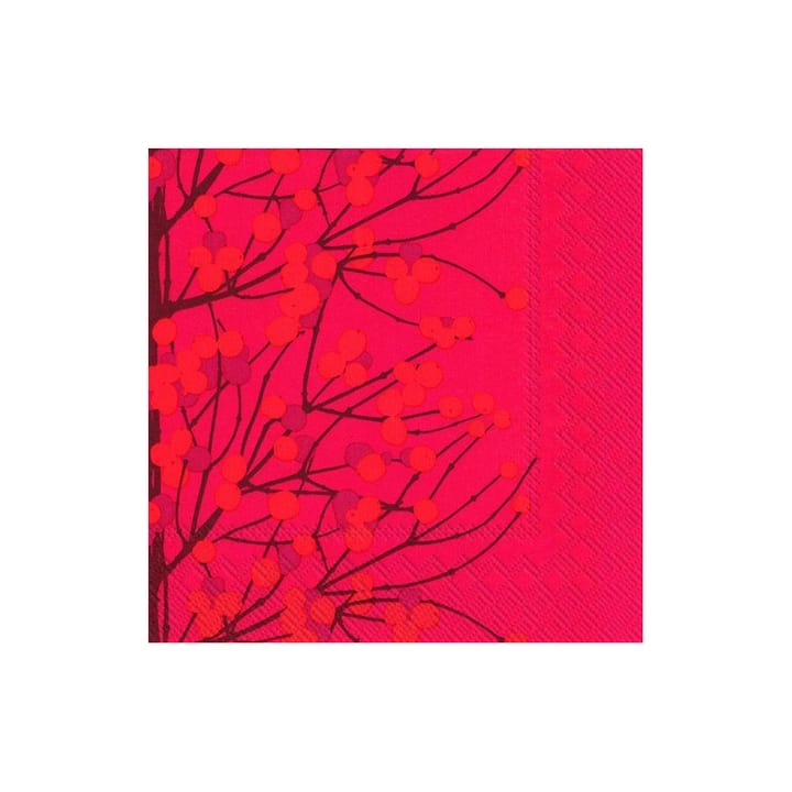 Lumimarja servet 33x33 cm 20-pack - Rood - Marimekko