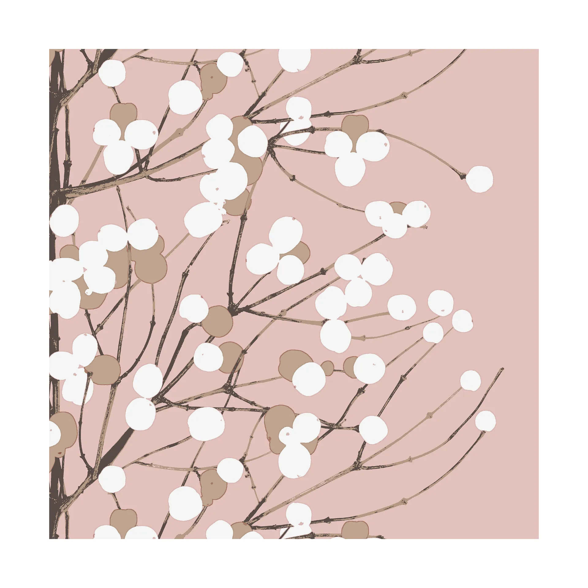Lumimarja servet 33x33 cm 20-pack, Rose Marimekko