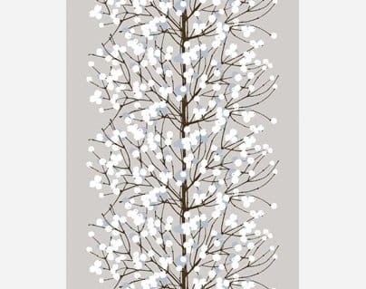 Lumimarja stof - beige - Marimekko